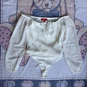 Guess Off Shoulder Body Suit NWT